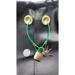Add Security Grommets and Cable with Lock