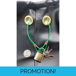 Add Security Grommets and Cable with Lock