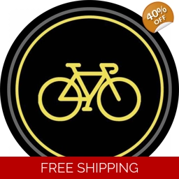 Bicycle Outline Jeep Tire Cover