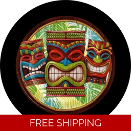 Hawaiian Smiley Face Tire Cover for Jeepsters