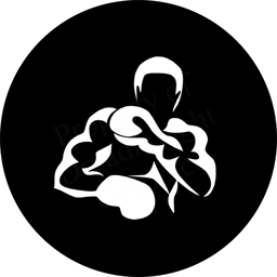 Boxer Silhouette White Jeep Tire Cover