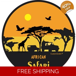 African Safari Tire Cover