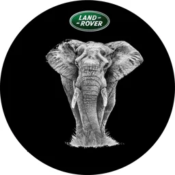 African Safari Elephant Tire Cover