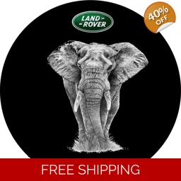 African Safari Elephant Tire Cover