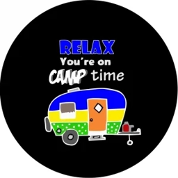 Relax Your on CAMP Time Tire Cover