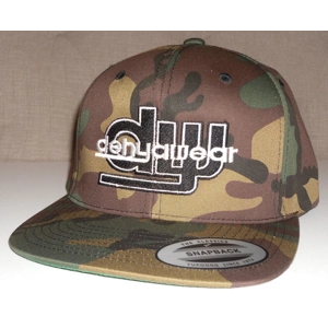 dyw camo snapback