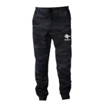 dehya point down sweatpants black camo