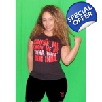 'CAUSE ME KNOW ME NO' INNA graphic t-shirt (f)