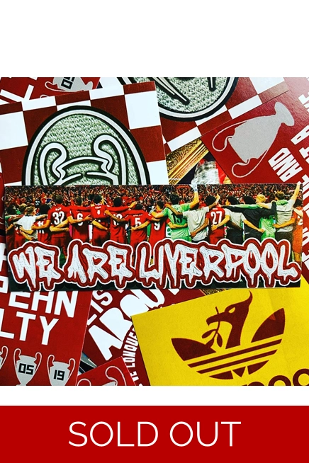 100 - We Are Liverpool 11cm x 4cm Stickers