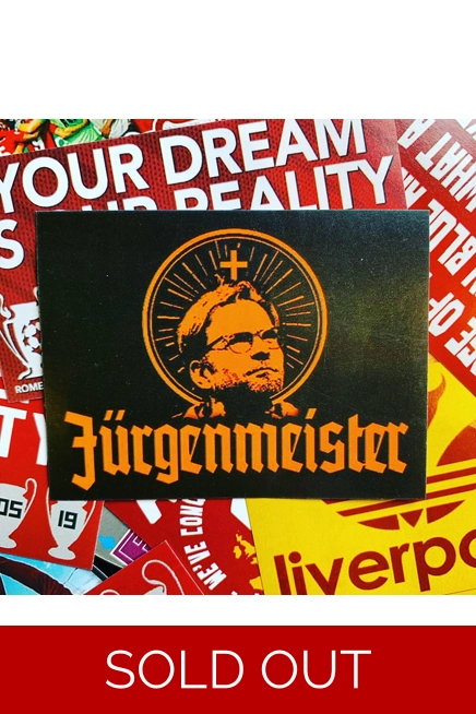 100 - Jurgenmeister 8cm x 6cm Stickers