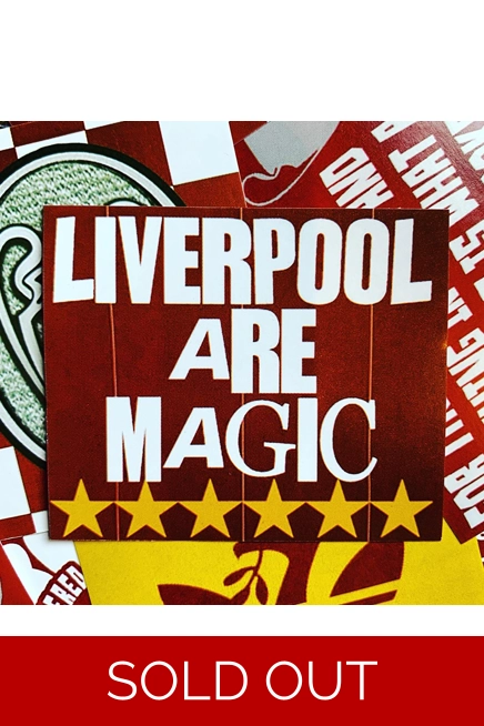 100 - Liverpool Are Magic 7cm x 6cm Stickers
