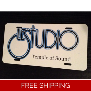 Le Studio License Plates Whi..