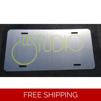 Le Studio License Plate..