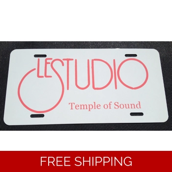 Le Studio License Plate..