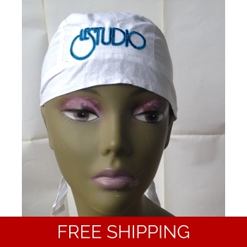 Bandana White Hat ..