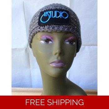 Grey Sparkle Woman Winter He..