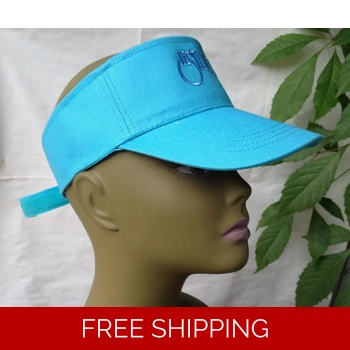 Unisex Sky Blue Sun Vis..