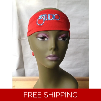 Headband Red White & Bl..