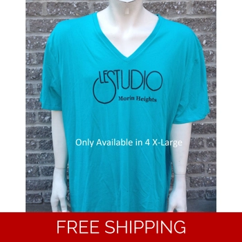 Le Studio Teal V-Neck s..
