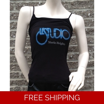 Woman Black Tank Top Silver ..