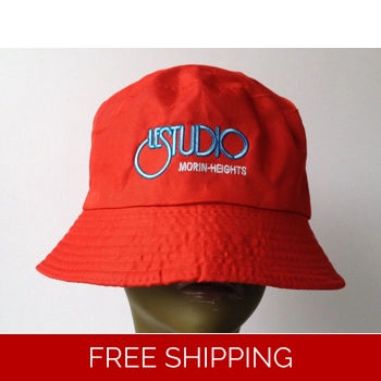 Bucket Fisherman Red Hat Whi..