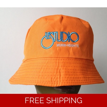 Bucket Fisherman Orange Hat ..