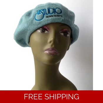 Wool Sky Blue French Be..