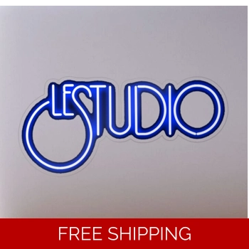 Le Studio Decal White & Blue..