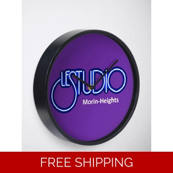 Clock Deep Purple natur..