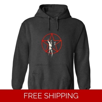 Premium Hoodie Red Star Man