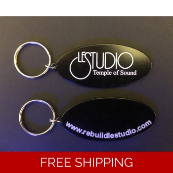 Le Studio Key Tag Black..