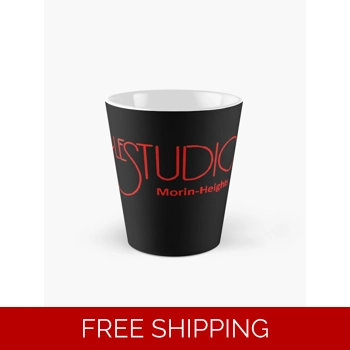 Tall Mug Black Red Logo..