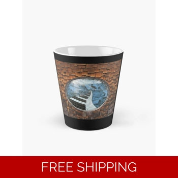 Tall Mug Black Piano Window ..