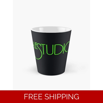 Tall mug Black Lime gre..