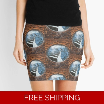 Mini Skirt Black Multi ..
