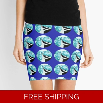 Mini Skirt Royal Blue M..