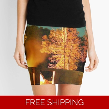 Mini Skirt Le Studio Fire in..