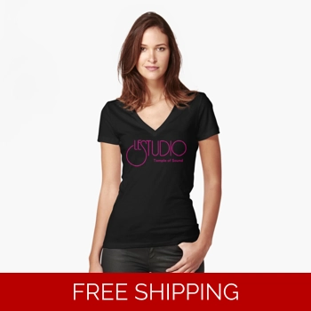 Girlie Fitted V-Neck T-Shirt..