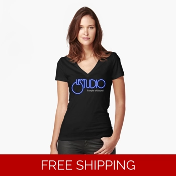 Girlie Fitted V-Neck T-Shirt..