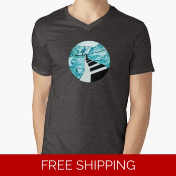 Le Studio V-Neck T-Shirt  Pi..