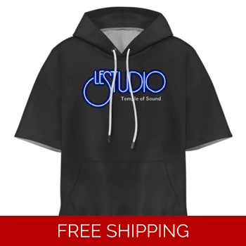 3D Short Sleeve Hooded Le St..