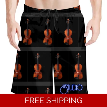 Le Studio Violin Beach Shorts