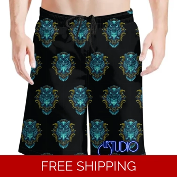 Le Studio Owel 2 Beach Shorts