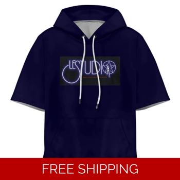 3D Short Sleeve Hooded Le St..