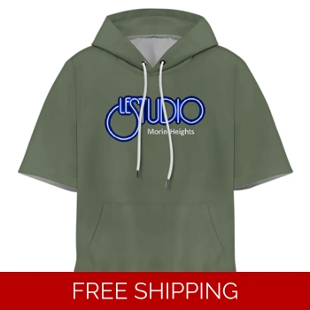 3D Short Sleeve Hooded Le St..