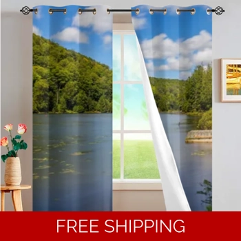 Custom Window Curtains 2 PCS..