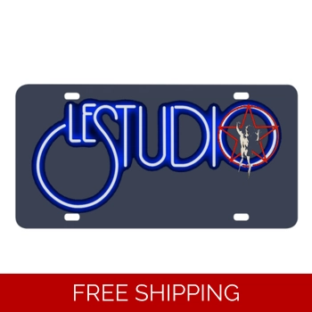 Le Studio License Plates Whi..