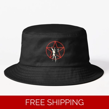 Bucket Fisherman Hat Red Sta..