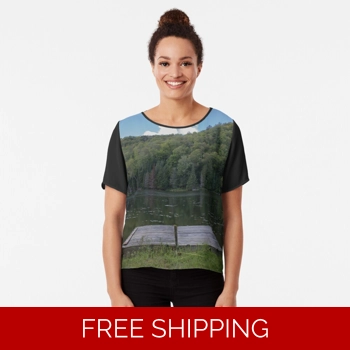 Le Studio Chiffon Top Lake P..