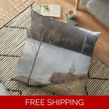 Floor Pillow Case Lake Perry..